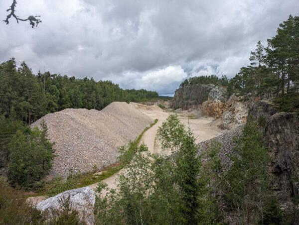 Bild över deponi i Fröskog