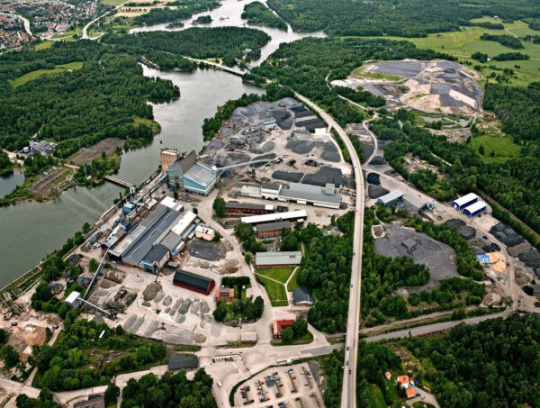 Vargön Alloys från ovan