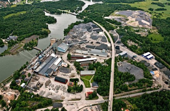 Vargön Alloys från ovan